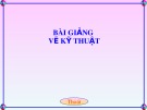 Bài giảng Vẽ kỹ thuật - Chương 11: Vẽ quy ước bánh răng, lò xo