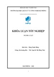 Khóa luận tốt nghiệp ngành Luật: Pháp luật về an toàn lao động và vệ sinh lao động - Một số vấn đề lý luận và thực tiễn tại Viễn thông Hải Phòng