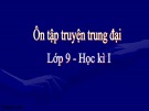 Bài giảng Ngữ văn 9 - Bài 10: Ôn tập truyện trung đại