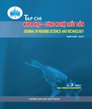 Tạp chí khoa học - công nghệ Thủy sản: Số 3 - Năm 2021