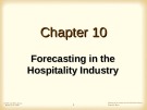 Lecture Managerial Accounting for the hospitality industry: Chapter 10 - Dopson, Hayes