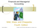 Lecture Financial and managerial accounting (4/e): Chapter 17 - Wild, Shaw, Chiappetta