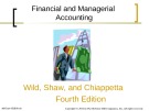 Lecture Financial and managerial accounting (4/e): Chapter 14 - Wild, Shaw, Chiappetta
