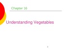 Lecture Professional cooking (6/e) - Chapter 16: Understanding vegetables