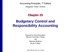 Lecture Accounting principles (7th Edition): Chapter 25 – Weygandt, Kieso, Kimmel