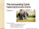 Lecture Financial Accounting (15/e) - Chapter 3: The accounting cycle - Capturing economic events