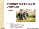 Lecture Financial Accounting (15/e) - Chapter 8: Inventories and the cost of goods sold