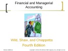 Lecture Financial and managerial accounting (4/e): Chapter 5 - Wild, Shaw, Chiappetta