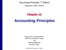 Lecture Accounting principles (7th Edition): Chapter 12 – Weygandt, Kieso, Kimmel