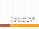 Lecture Operations and supply chain management - Chapter 1: Operations and supply chain management