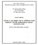 Giáo trình Nâng cao hiệu quả thông gió thoát nước khi khai thác xuống sâu: Phần 2 (Dùng cho trình độ cao học)