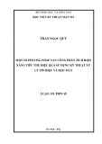 Luận án Tiến sĩ Kỹ thuật mật mã: Một số phương pháp tấn công phân tích điện năng tiêu thụ hiệu quả sử dụng kỹ thuật xử lý tín hiệu và học máy