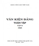 Toàn tập về Văn kiện Đảng (1948) - Tập 9