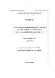 Tăng cường hoạt động thông tin - thư viện tại Viện nghiên cứu Đông Nam Á phục vụ quá trình hội nhập khu vực