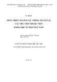 Luận văn Thạc sĩ Khoa học Thông tin Thư viện: Phát triển nguồn lực thông tin số tại các thư viện thuộc Viện Khoa học Xã họi Việt Nam