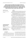 Đánh giá kết quả điều trị và một số yếu tố liên quan đến kết quả điều trị bệnh suy hô hấp sơ sinh tại khoa Hồi sức tích cực – Chống độc nhi Bệnh viện Đa khoa Trung tâm Tiền giang