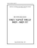 Đề cương bài giảng Thực tập Kỹ thuật điện – điện tử - Trường CĐ Kinh tế - Kỹ thuật Vinatex TP. HCM