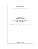 Giáo trình Máy điện (Ngành: Công nghệ kỹ thuật điện – Điện tử, Trình độ: Cao đẳng) - Trường CĐ Kinh tế - Kỹ thuật Vinatex TP HCM