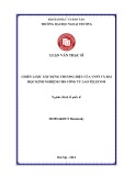 Luận văn Thạc sĩ Kinh tế quốc tế: Chiến lược xây dựng thương hiệu của VNPT và bài học kinh nghiệm cho công ty Lao Telecom