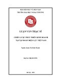 Luận văn Thạc sĩ Quản trị kinh doanh: Chiến lược phát triển kinh doanh tại Tập đoàn Điện lực Việt Nam