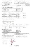 Đề thi giữa học kì 1 môn Toán lớp 10 năm 2021-2022 có đáp án - Trường THPT Ngô Gia Tự
