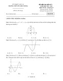 Đề thi giữa học kì 1 môn Toán lớp 12 năm 2021-2022 có đáp án - Trường THPT số 2 Bảo Thắng
