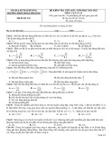Đề thi giữa học kì 1 môn Vật lí lớp 12 năm 2021-2022 có đáp án - Trường THPT Đoàn Thượng