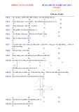 Đề thi thử tốt nghiệp THPT môn Toán năm 2022 có đáp án -  Trường THPT chuyên Lê Khiết