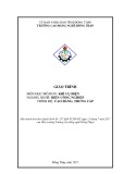 Giáo trình Khí cụ điện (Nghề: Điện công nghiệp - CĐ/TC) - Trường Cao đẳng nghề Đồng Tháp