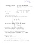 Đề thi kết thúc học phần học kì 1 môn Đại số tuyến tính 1 năm 2019-2020 có đáp án - Trường ĐH Đồng Tháp