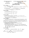 Đề thi tuyển sinh vào lớp 10 môn Toán năm 2020-2021 có đáp án - Sở GD&ĐT Thanh Hóa