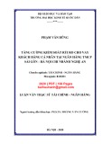 Luận văn Thạc sĩ Tài chính ngân hàng: Tăng cường kiểm soát rủi ro cho vay khách hàng cá nhân tại Ngân hàng TMCP Sài Gòn - Hà Nội chi nhánh Nghệ An