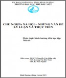 Sách hướng dẫn học tập Chủ nghĩa xã hội và những vấn đề lý luận và thực tiễn: Phần 1 - Trường ĐH Thủ Dầu Một