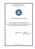 Đề tài khoa học cấp cơ sở: Phương pháp học tiếng Anh "học qua dự án" (project-based learning) để tăng cường hiệu quả tự học tiếng Anh cho sinh viên Đại học Thương Mại