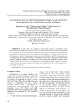 Investigation of microtremor motion variation by Nakamura’s H/V spectral ratio method