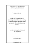 Luận văn Thạc sĩ Quản lý giáo dục: Quản lý hoạt động ôn thi THPT quốc gia tại trường THPT huyện Bắc Tân Uyên, tỉnh Bình Dương