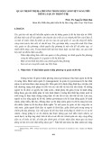 Quản trị đô thị địa phương trong bối cảnh Việt Nam (tiêu điểm là quản trị đô thị)