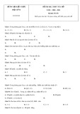 Đề thi học kì 2 môn Toán lớp 12 năm 2020-2021 có đáp án - Trường THPT Tây Hồ