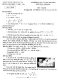 Đề kiểm tra học kì 2 môn Toán lớp 8 năm 2020-2021 - Phòng GD&ĐT TP. Vũng Tàu