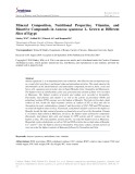 Mineral composition, nutritional properties, vitamins, and bioactive compounds in Annona squamosa L. grown at different sites of egypt