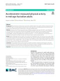 Accelerometer-measured physical activity in mid-age Australian adults
