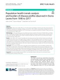 Population health trends analysis and burden of disease profile observed in Sierra Leone from 1990 to 2017