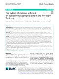 The extent of violence inficted on adolescent Aboriginal girls in the Northern Territory