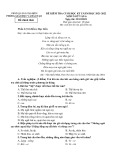 Đề thi học kì 1 môn Ngữ văn lớp 6 năm 2021-2022 có đáp án - Trường THCS Nguyễn Bỉnh Khiêm