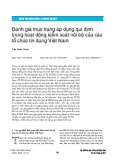 Đánh giá thực trạng áp dụng qui định trong hoạt động kiểm soát nội bộ của các tổ chức tín dụng Việt Nam