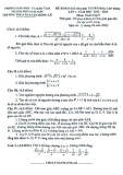 Đề thi khảo sát đội tuyển HSG cấp tỉnh môn Toán lớp 9 năm 2022-2023 (Lần 1) - Phòng GD&ĐT TP. Sầm Sơn