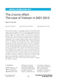 The J-curve effect: The case of Vietnam in 2001-2015