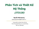 Bài giảng Phân tích và thiết kế hệ thống: Chương 5 - Nguyễn Nhật Quang