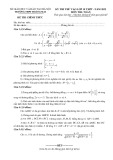 Đề thi tuyển sinh vào lớp 10 môn Toán năm 2022-2023 có đáp án - Sở GD&ĐT tỉnh Thái Nguyên