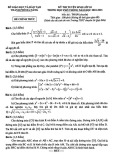 Đề thi tuyển sinh vào lớp 10 THPT môn Toán năm 2022-2023 có đáp án - Sở GD&ĐT TP. Đà Nẵng